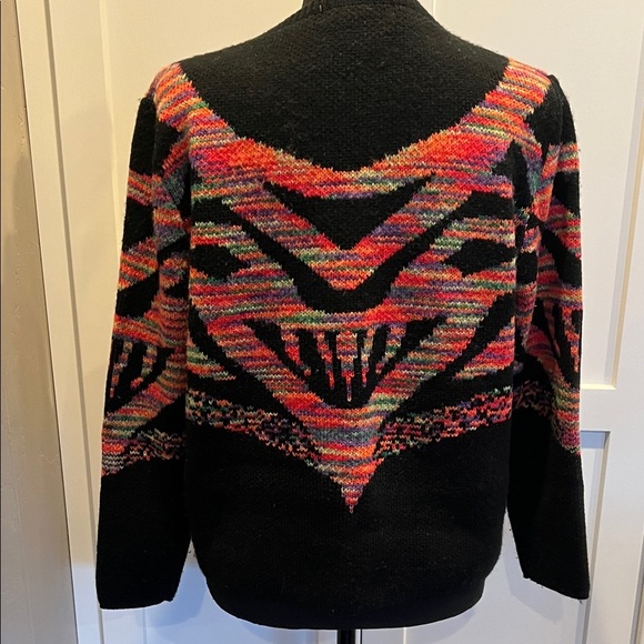 Mishangjiaen Wicked Vintage Knit Sweater with Geometric Pattern Size M - Picture 5 of 6